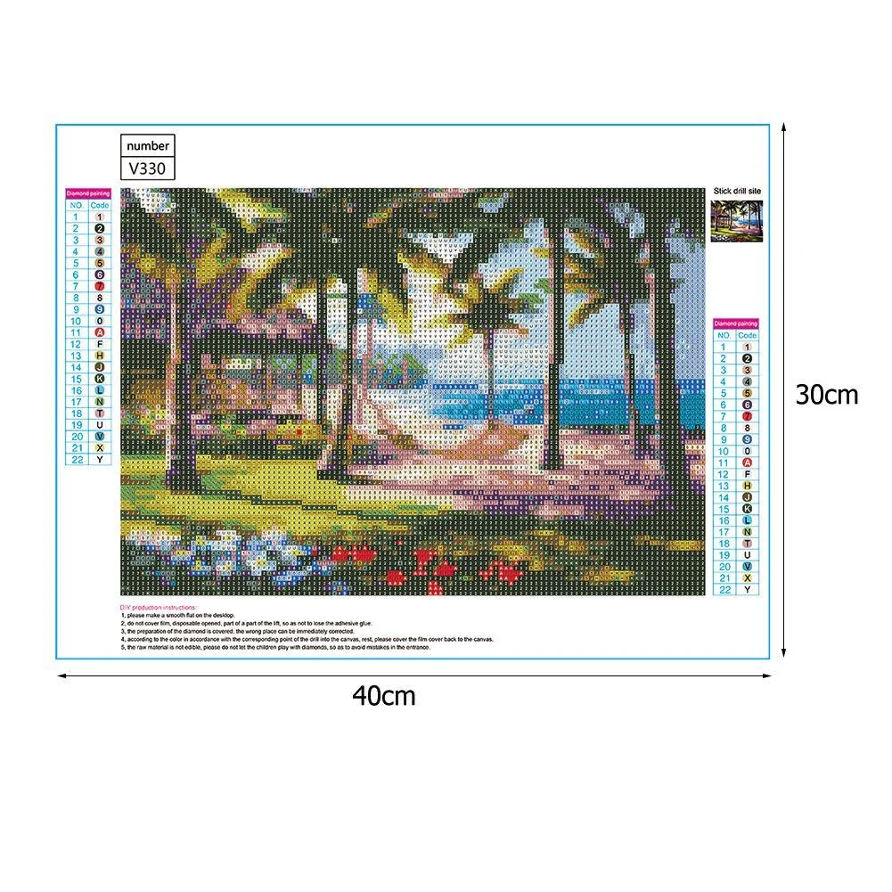 5D DIY Diamond Painting - Full Drill - Seascape