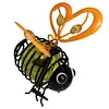 In-Sect Simulation Light with Elastic Spring Lights Decorations Figurine Solar Hanging Flying Insects Lamp for Outdoor