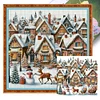 (Multi-Style) Christmas-11CT Stamped Cross Stitch 50*50cm