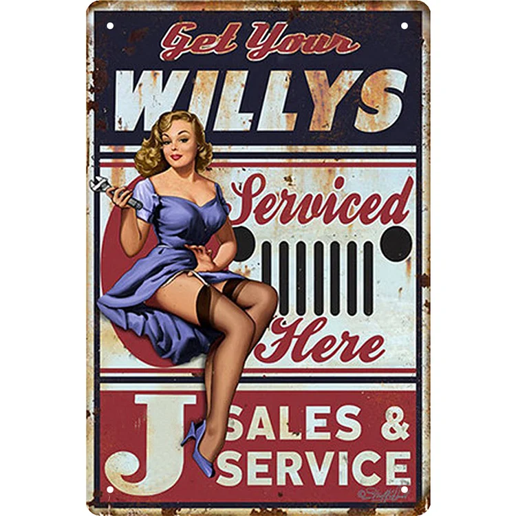 Sexy Girl - Vintage Tin Signs/Wooden Signs - 8*12Inch/12*16Inch