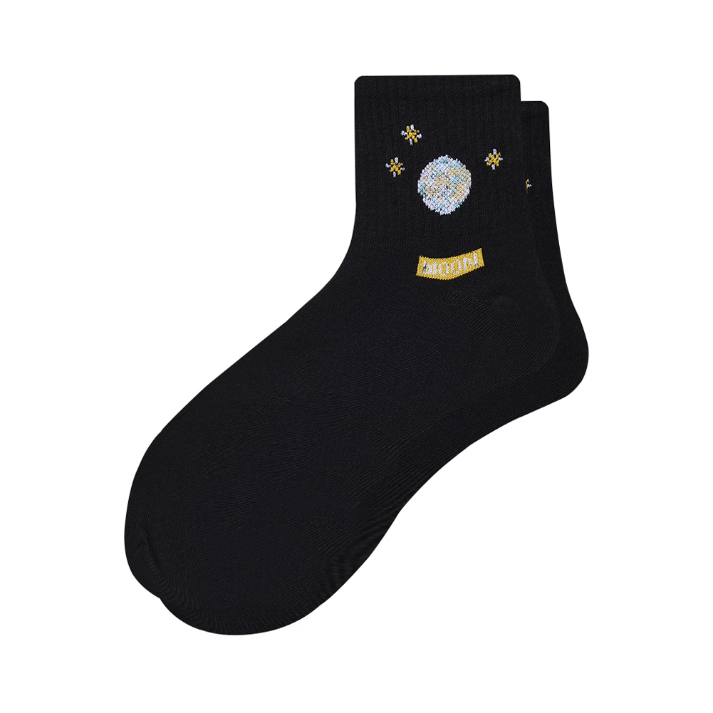

1 Pair Cotton Comfortable Mid Calf Lenght Socks Elastic  Soft Socks, 501 Original