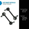 TRQ Front Sway Bar Stabilizer Link Set Compatible with 2002-2005 Ford Thunderbird 2000-2006 Lincoln LS