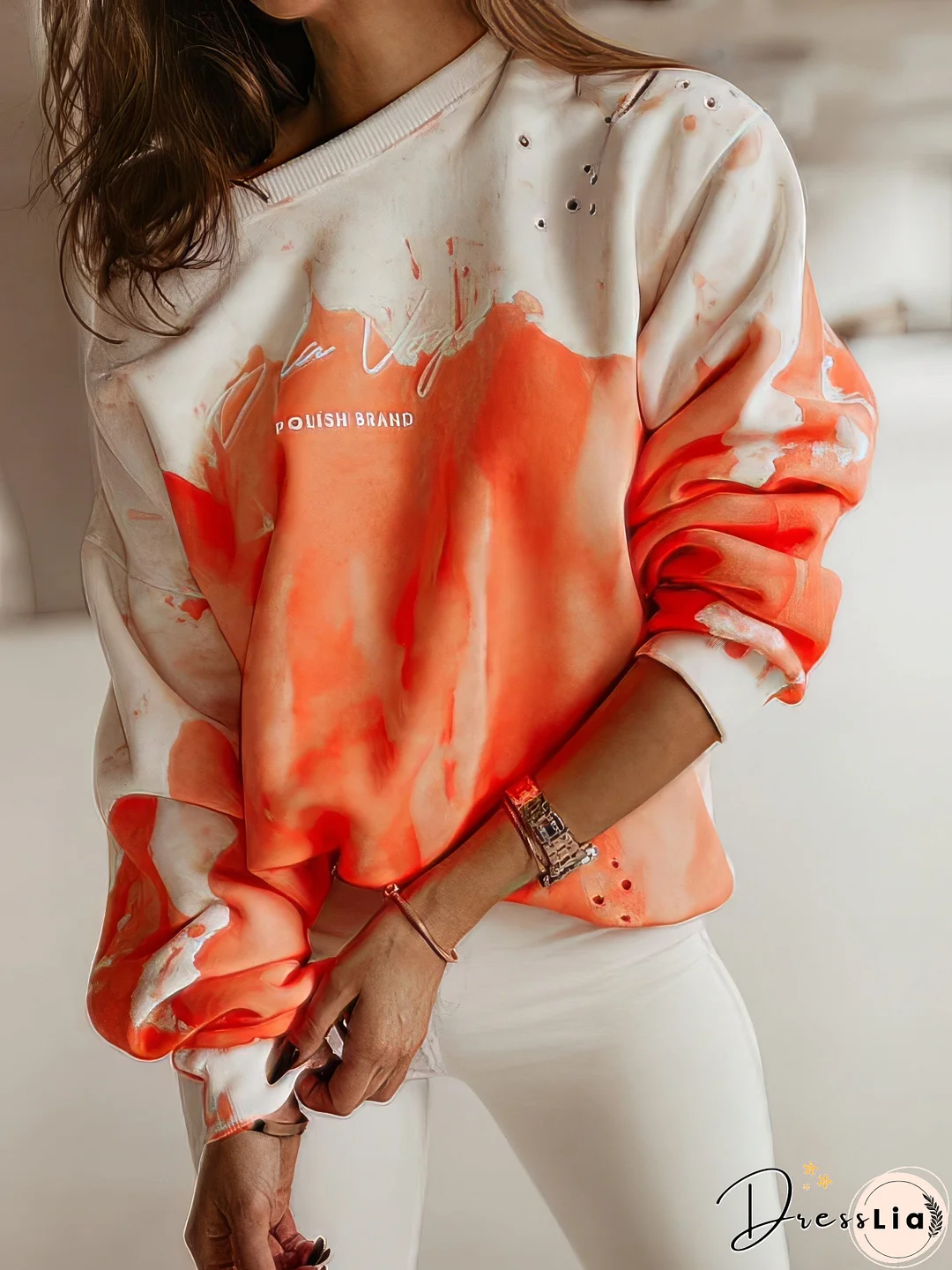 Comfortable Tie-Dye Sweatshirt