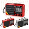 FM/AM/SW Full Band Portable Radio Battery Operated Mini Radio Receiver for Elder