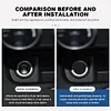 Car Cigarette Lighter Cover Dustproof Car Button Plugs Cap for Most Cars (Black)