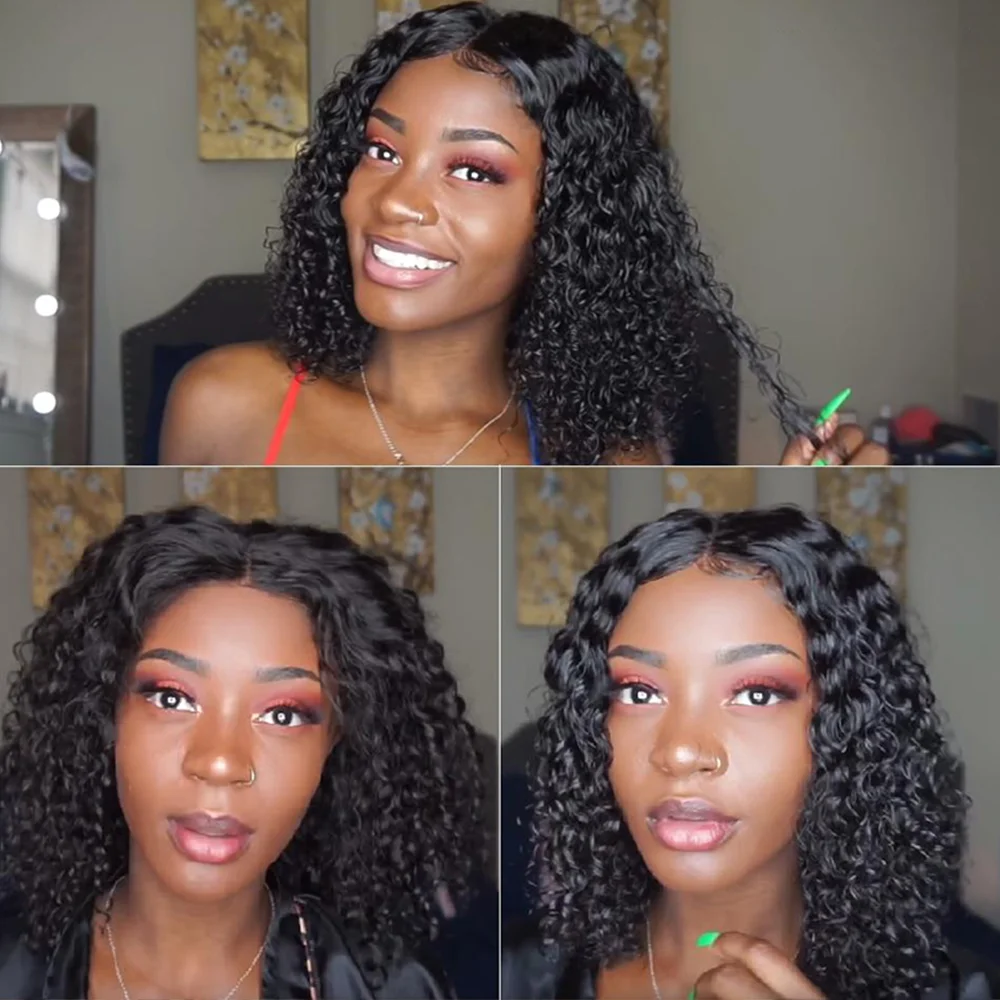 Bob Wigs Brazilian Water Wave Natural Wig ELCNEPAL