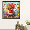 Diamond Painting-5D Full Round Drill Rooster