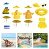 Goose Clothing with Umbrella Funny Raincoat and Hat Costume for Patio Yard Decor