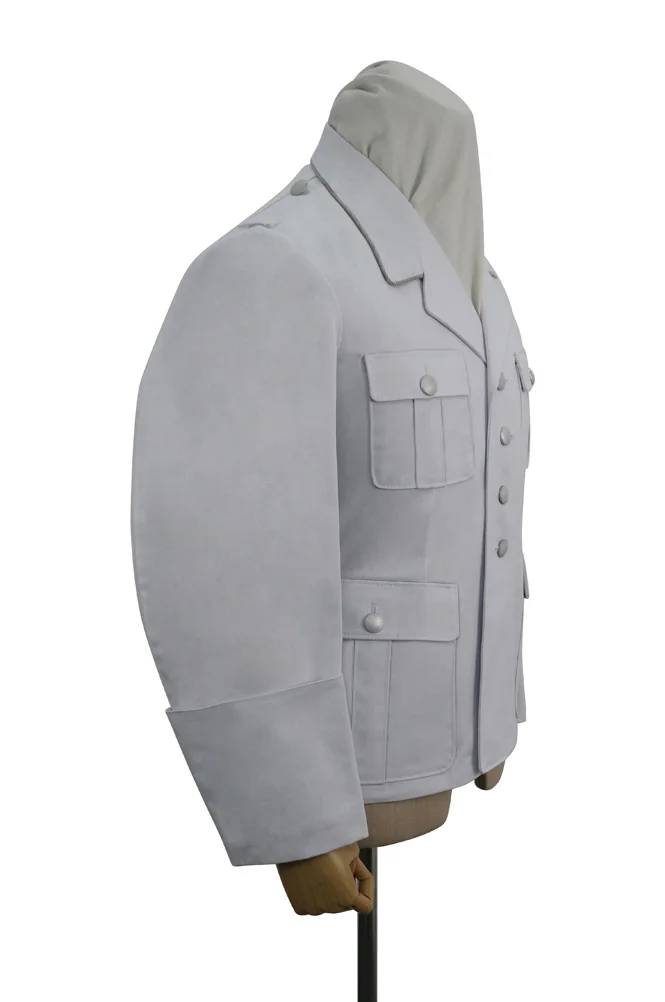   Luftwaffe German M1935 Officer White Summer Jacket Tunic Short Cut German-Uniform