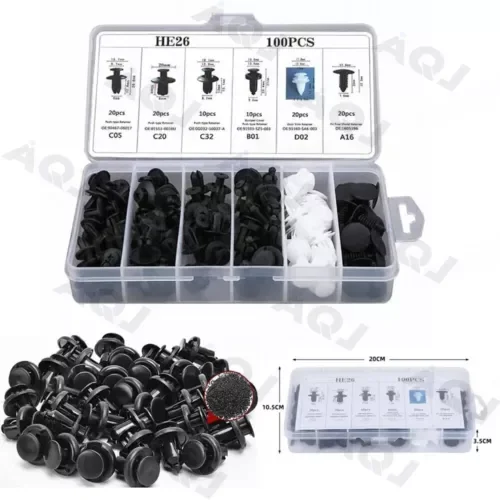 Dronehint Car Bumper Rivet Clip Body Retainer Parts Trim Molding Push Pin Kit Assortments (For: Acura) Parts