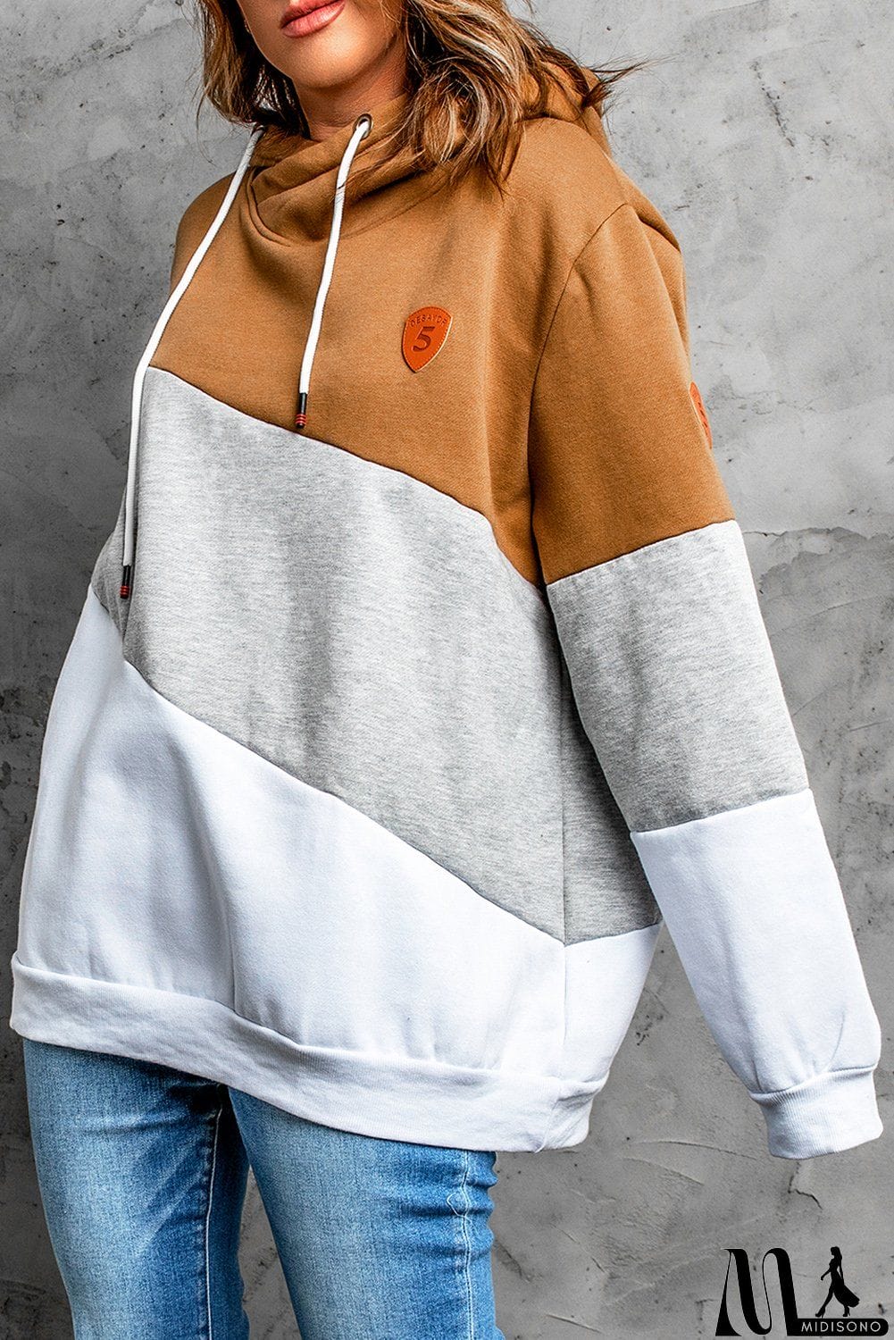 MidiSono - Womens Cowl Neck Hoodie