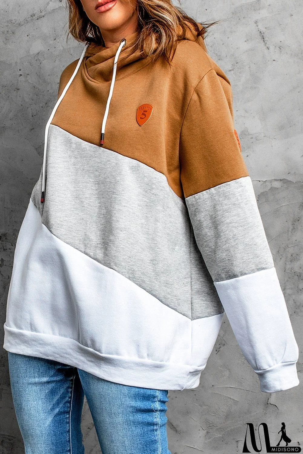 MidiSono - Womens Cowl Neck Hoodie
