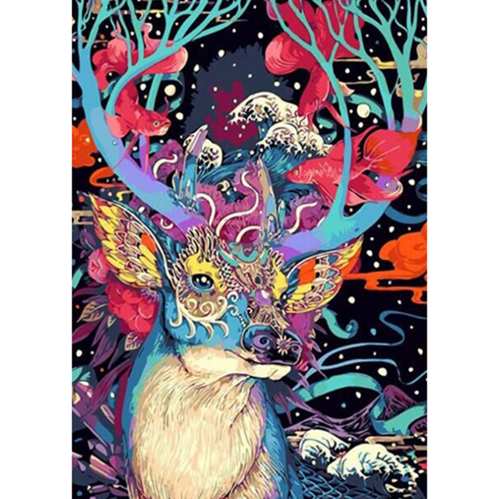 

Deer - 11CT Counted Cross Stitch - 40*50CM, 501 Original