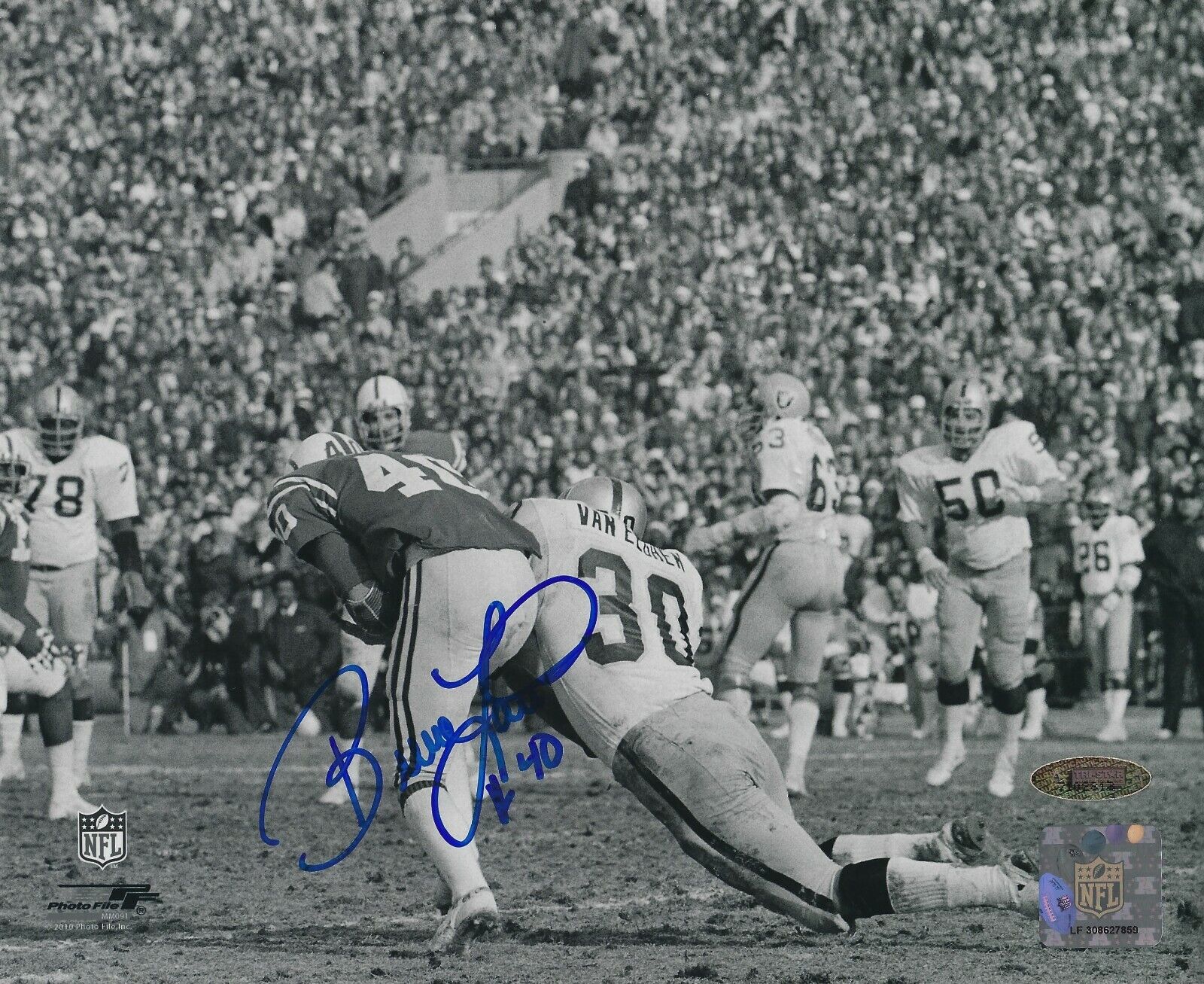 Autographed BRUCE LAIRD Baltimore Colts 8X10 Photo Poster painting - w/Tristar Hologram