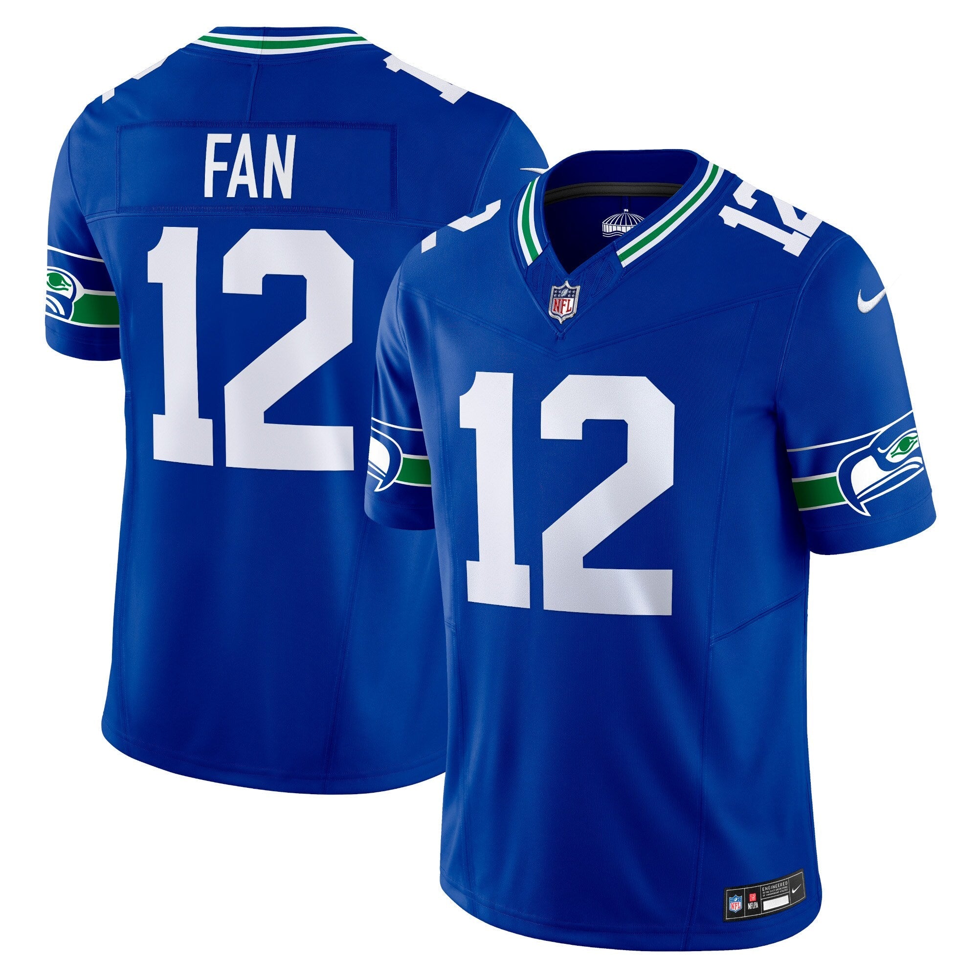 12th Fan Seattle Seahawks Nike Vapor F.U.S.E. Limited Jersey - Royal mysite