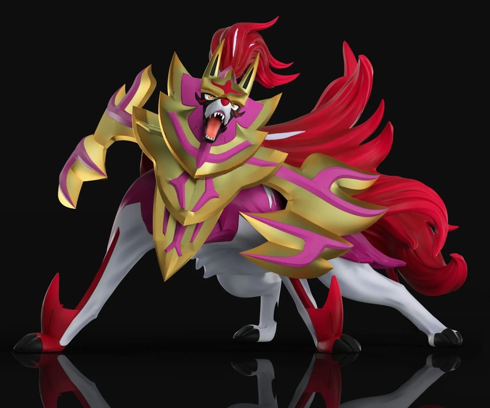 TRẦN HOÀNG ĐÁO　20台セット 1/20 Scale World Zukan Crowned Sword Zacian & Crowned Shield