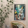 (40*60cm)Party White Bear - Full Round Drill Diamond Painting