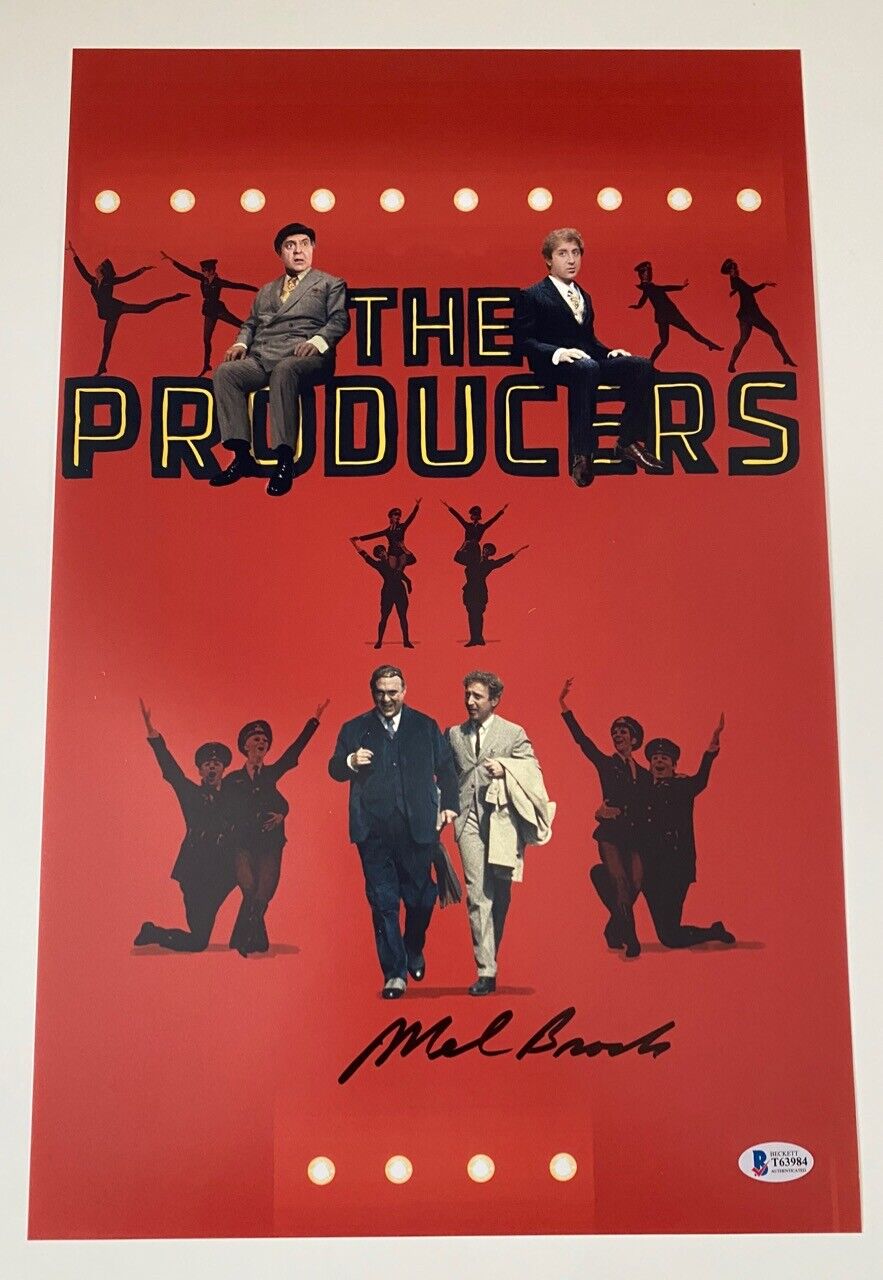 Mel Brooks Signed Autographed 11x17 Photo Poster painting Movie Poster THE PRODUCERS Beckett COA