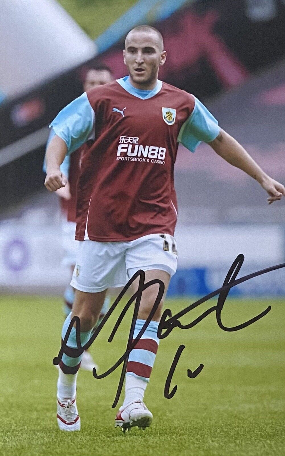 Martin Paterson Genuine Signed Burnley 6X4 Photo Poster painting