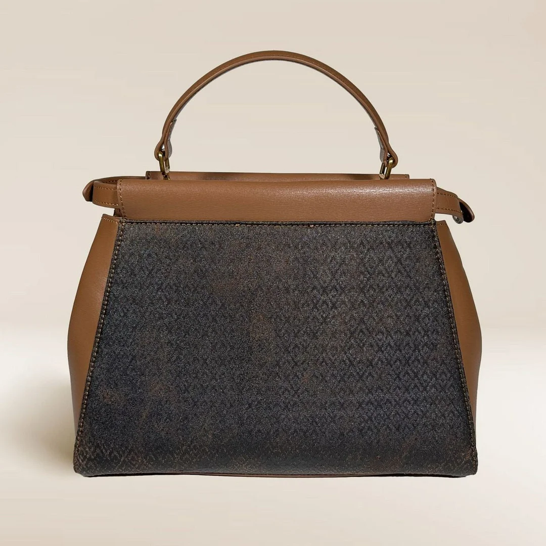 Eastern Purse Mulberry Silk Leather Handbag