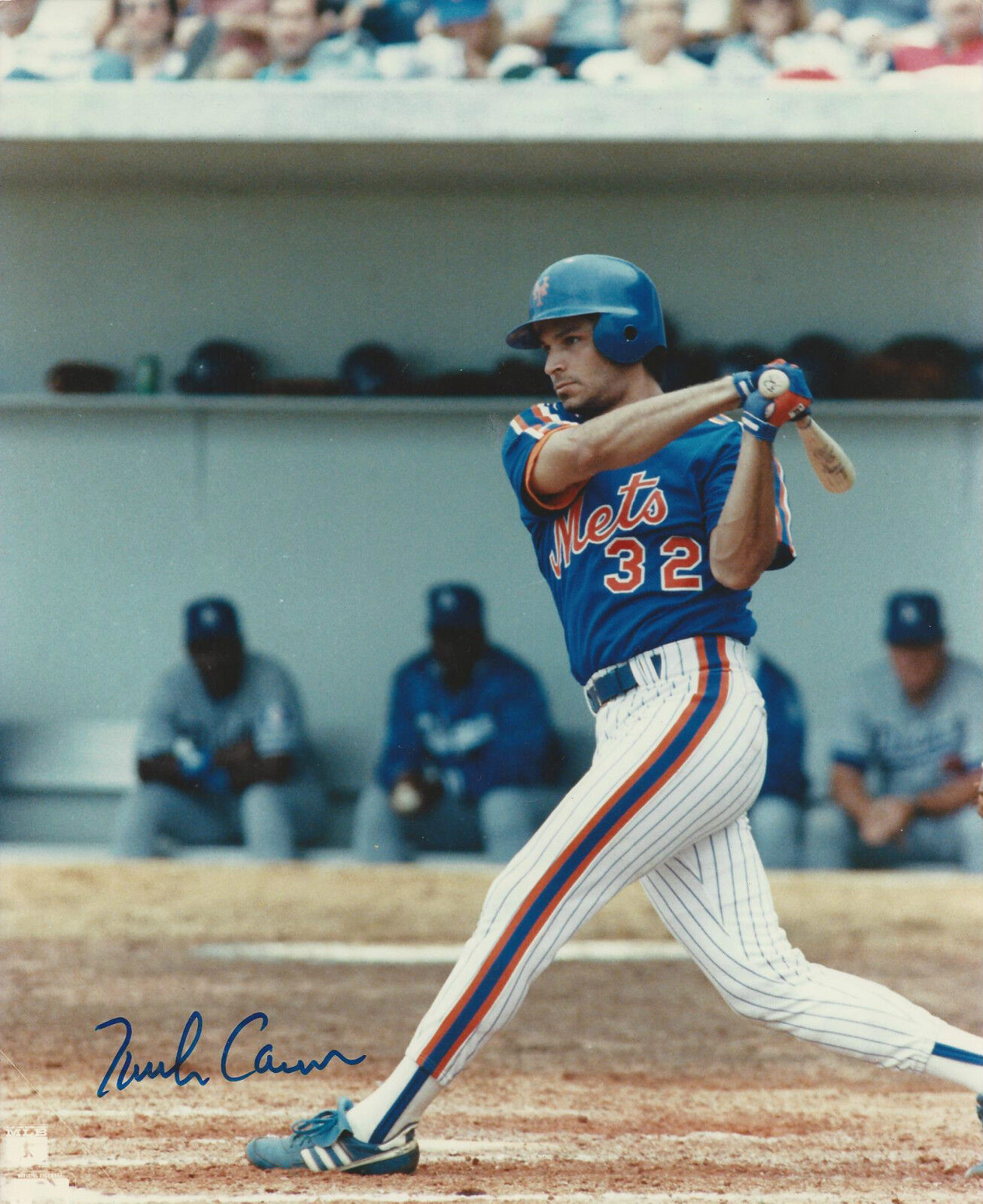 Signed 8x10 MARK CARREON New York Mets Photo Poster painting - COA