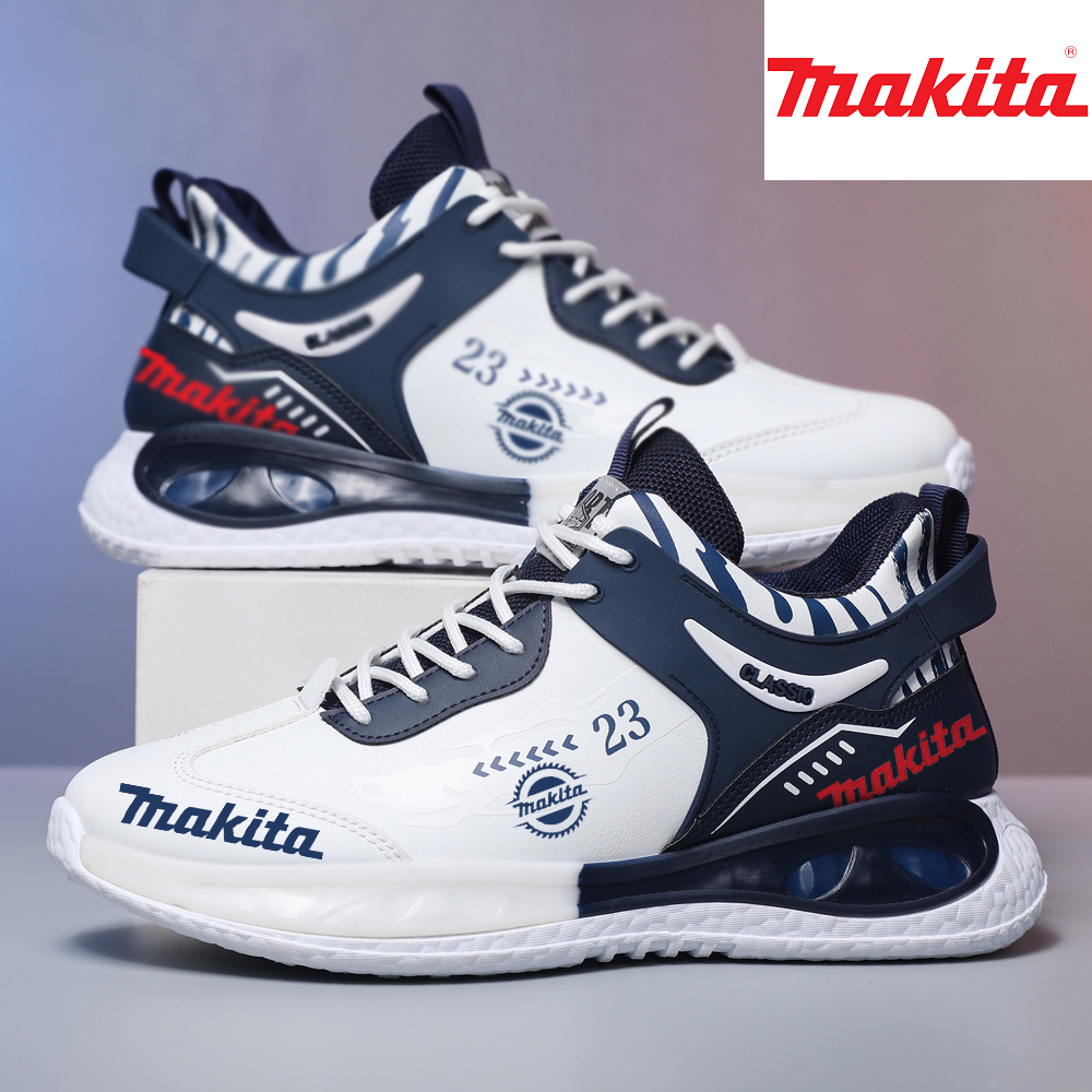 Buty robocze @Makita są odporne na pot i antypoślizgowe, chroniąc palce