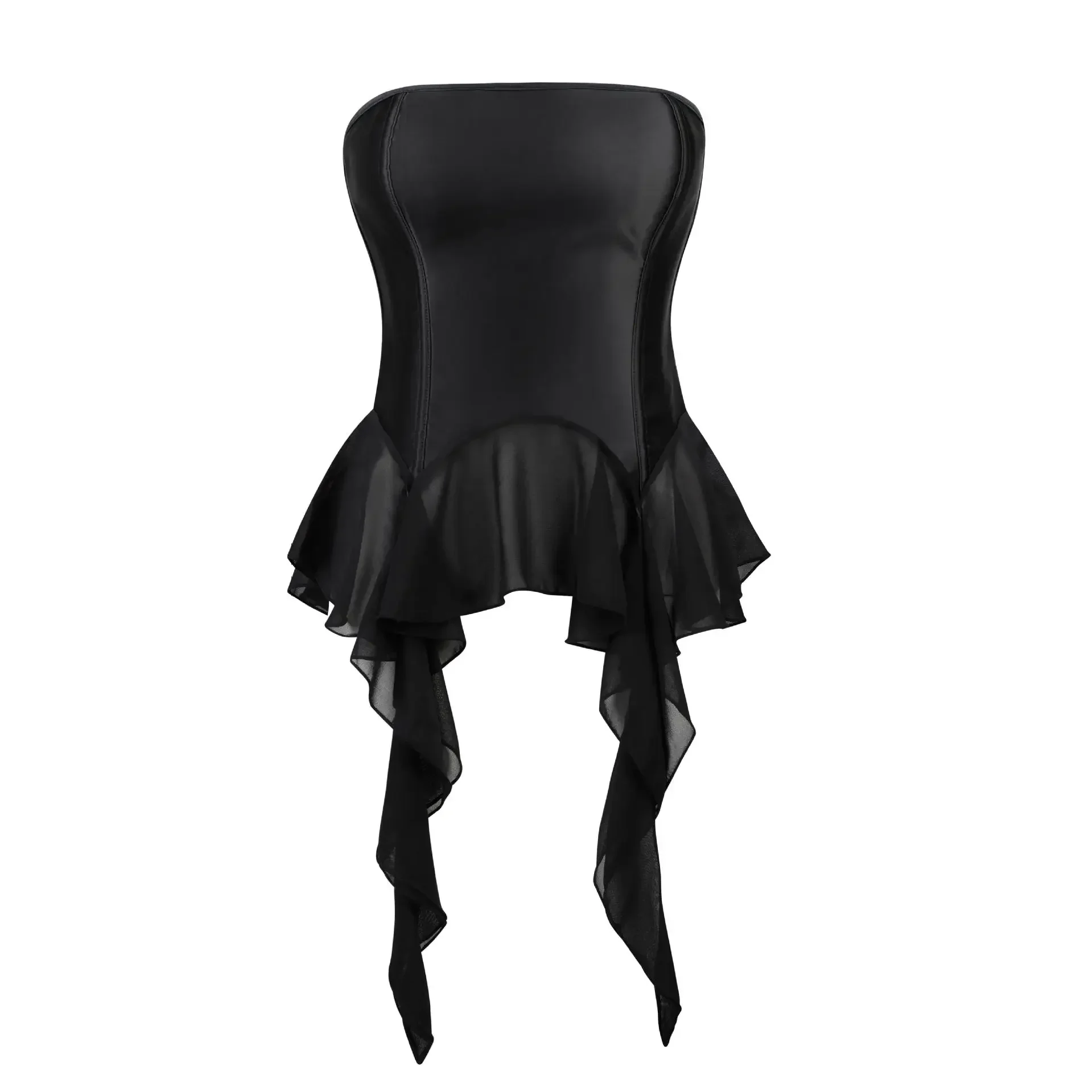 Giftitrends 2025 Fashion Corset Skirt Women Satin Lingerie Gothic Overbust Bustier Lace-up Boned Body Shaper Burlesque Retro Clothes