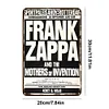 Frank Zappa - Panneaux en &eacute;tain m&eacute;tallique(20*30cm/30*40cm) - Musique