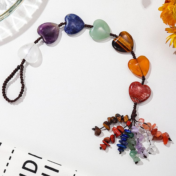 Chakra Healing Heart-shaped Orgone Ornaments