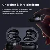 Casque d'&Eacute;coute &agrave; Conduction Osseuse Avec Clip d'Oreille Sans Fil