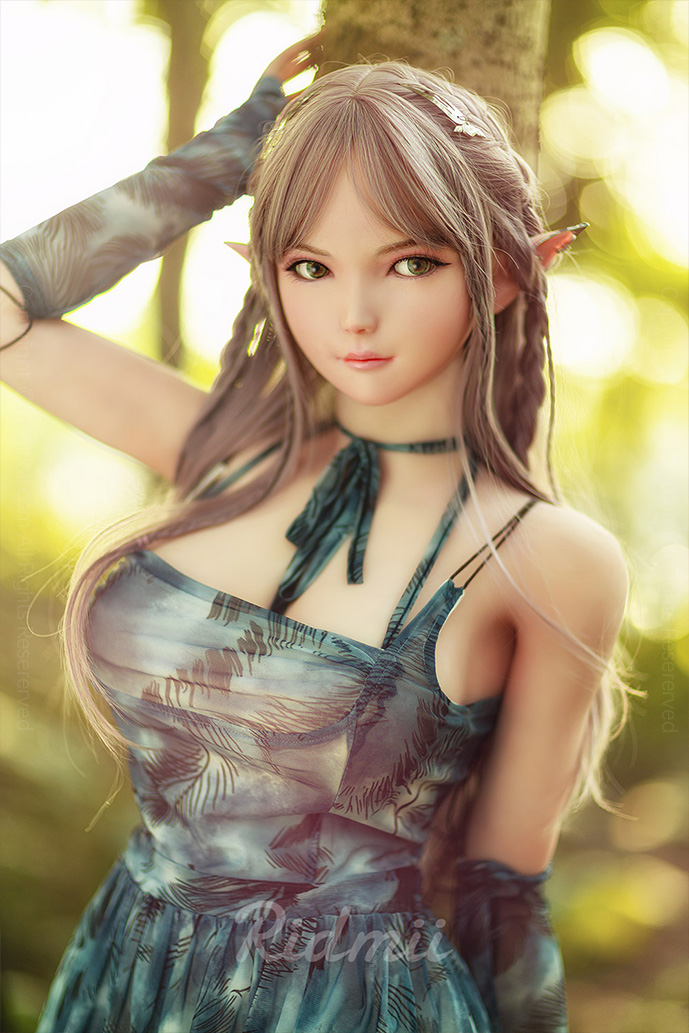 Ridmii 163cm Realistic TPE Fantasy Doll with Elf Ears - Green Forest Lady Aggie Ridmii HANIDOLL