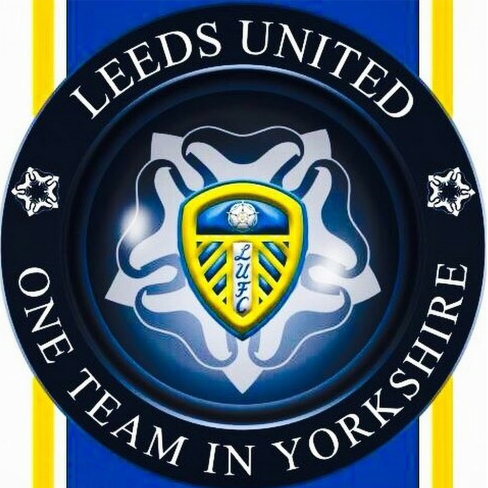 

50*40CM - Round Drill Diamond Painting - Leeds United Logo, 501 Original