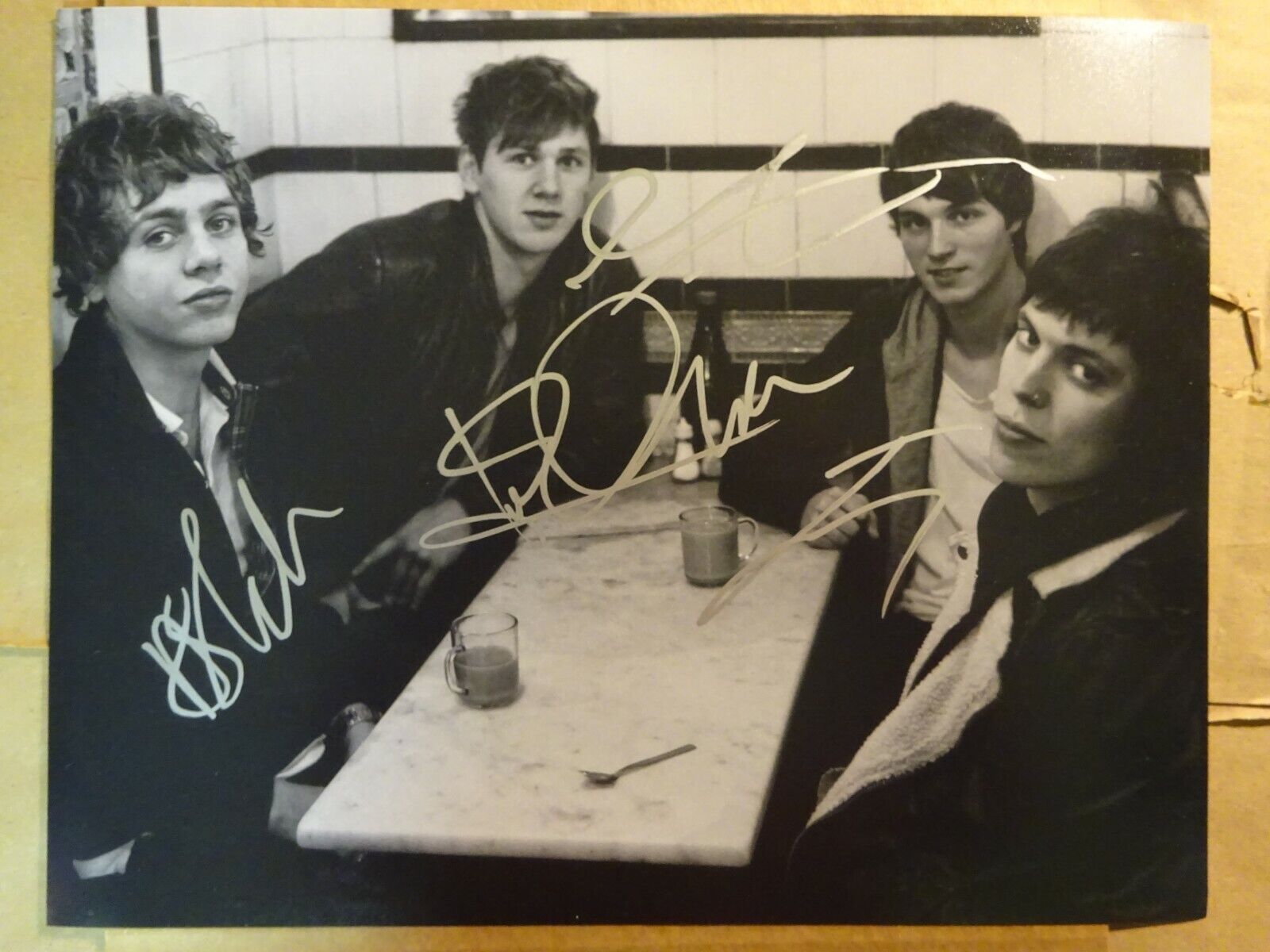 Autographed THE STRUTS Signed 11x14 Photo Poster paintinggraph Spiller, Slack, Elliott & Davies