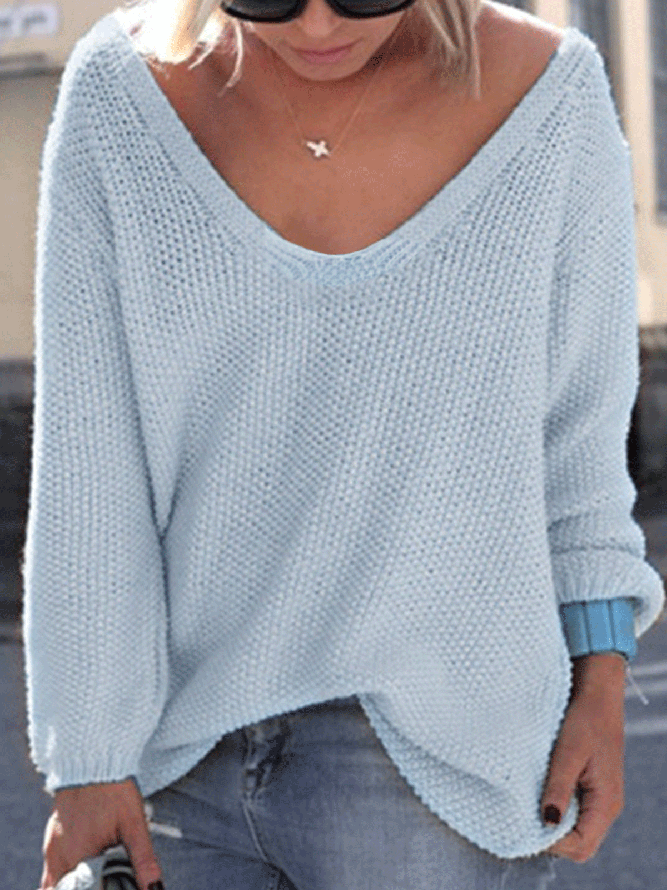 Casual Crew Neck Sweater | IFYHOME
