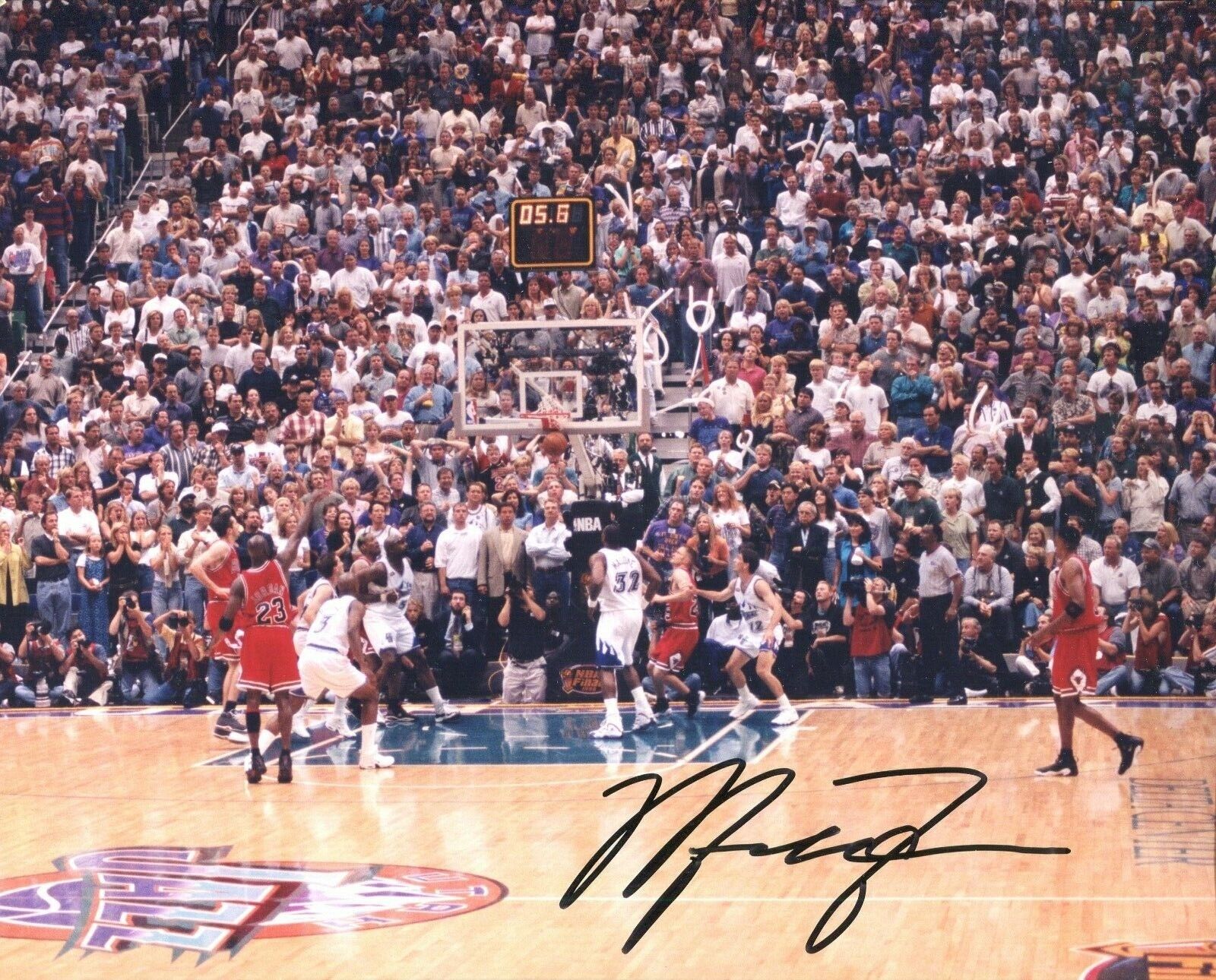 Michael Jordan Autographed Signed 8x10 Photo Poster painting ( HOF Bulls ) REPRINT ,.