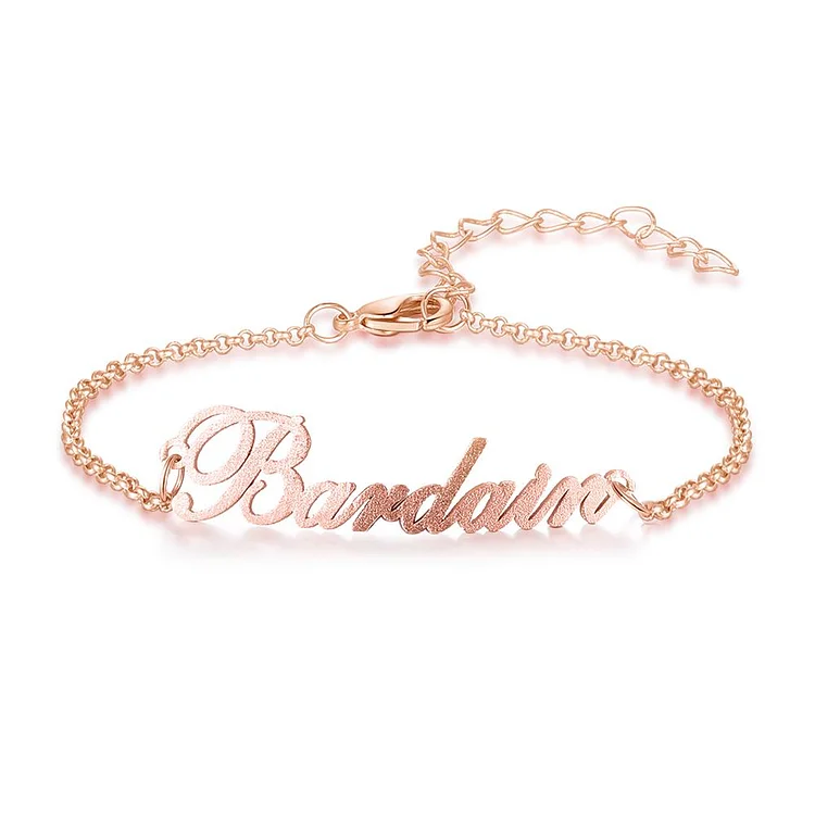Personalized Name Anklet Custom Classic Anklet for Her