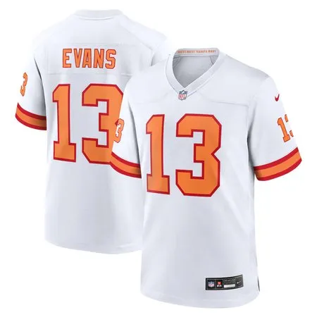 Youth '76 Tampa Bay Buccaneers #13 Mike Evans  White Player Game Jersey