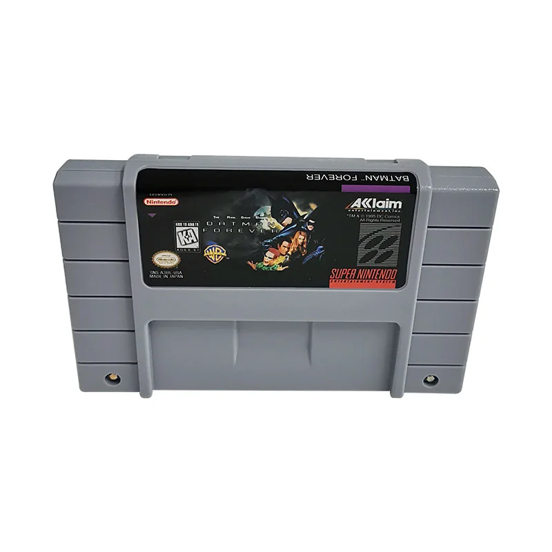 Batman Forever SNES For Super Nintendo Entertainment System - 16 Bit US Version Game Cartridge