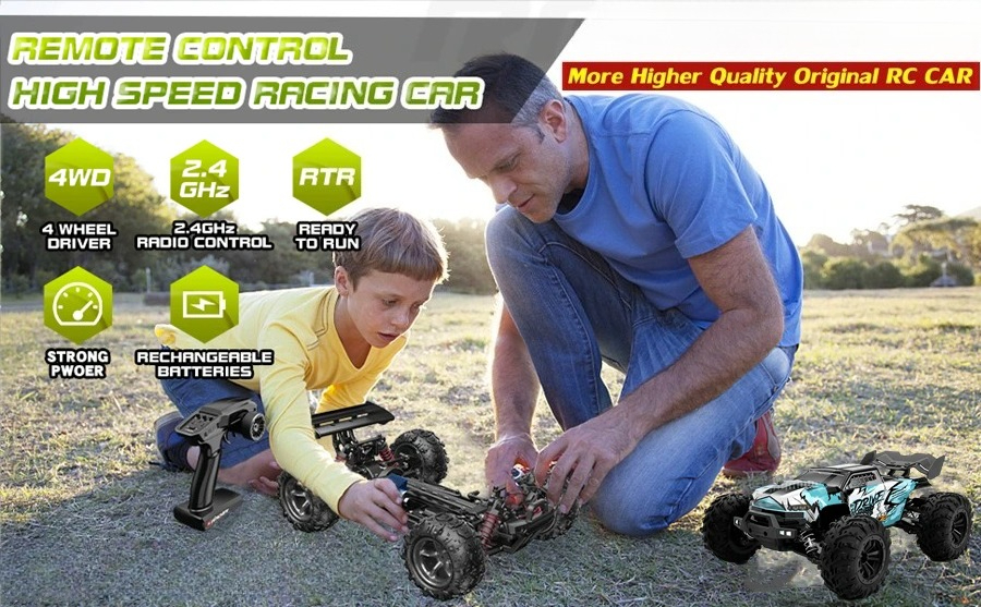 Tegooe 116 Scale High Speed RC Off-Road Racing Truck - 4WD Remote Control Toy