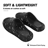 3D Printed Polymer Resin Slides Slippers for Women and Men Non Slip Quick Drying Shower Slides Thick Sole Casual Sandals Outdoor