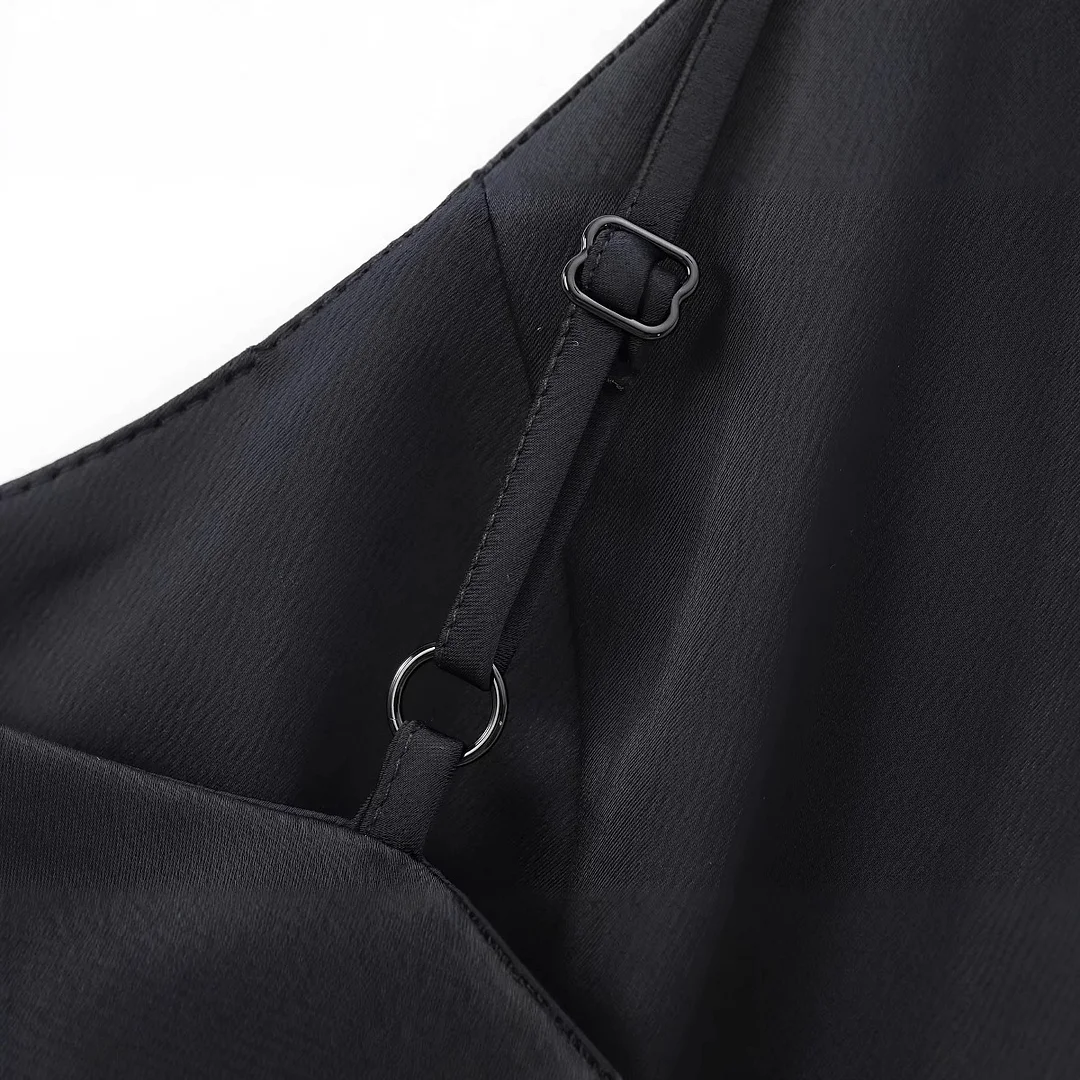 Nigikala Nigikala Women's Explosive Temperament Fashion Low-Necked Back To The Waist Skirt Mini Dress