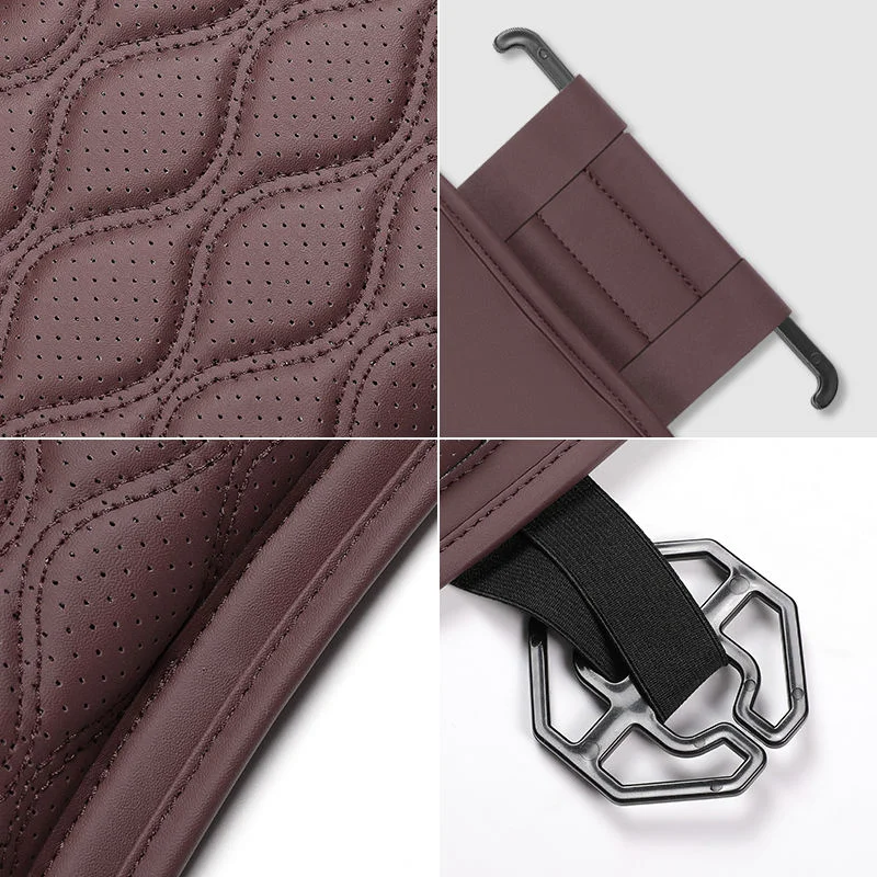 Multifunctional 6D Car Seat Cushion/Backrest Cushion, Ventilated and Breathable Memory Foam, Suitable for All Seasons