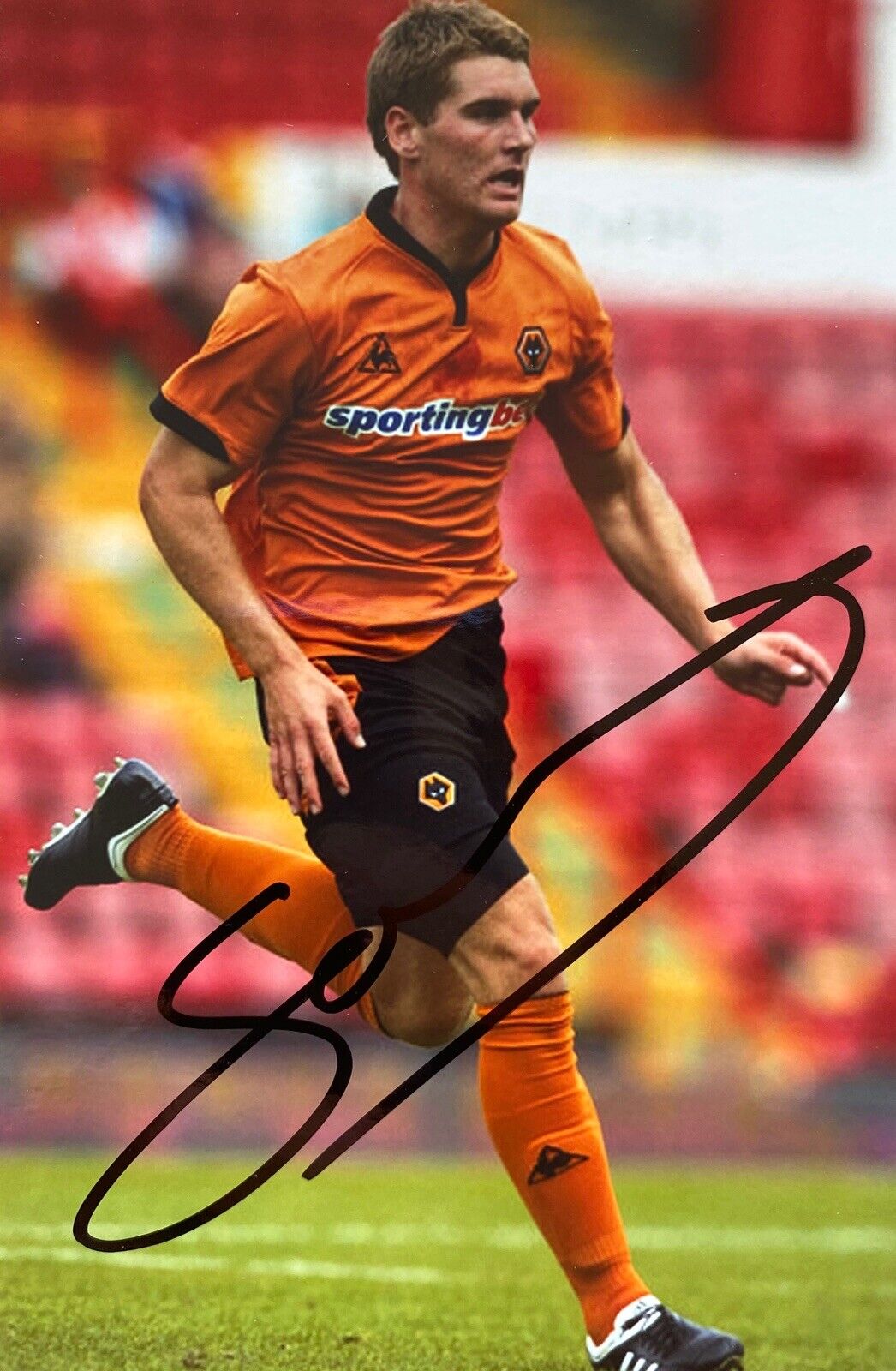 Sam Vokes Genuine Hand Signed 6X4 Photo Poster painting - Wolverhampton Wanderers 2