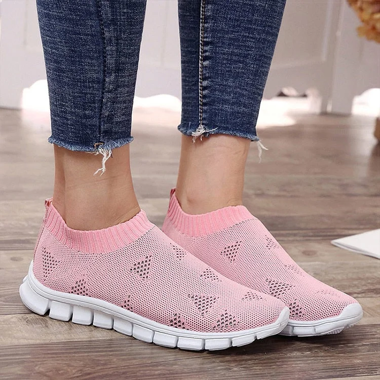 Women Shoes Fashion Socks Sneakers Women 2020 Basket Femme Vulcanize Shoes Sport Sneakers Woman Slip On Zapatillas Mujer 43