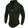 Men's Outdoor Zip Long Sleeve Sports Casual Shirt