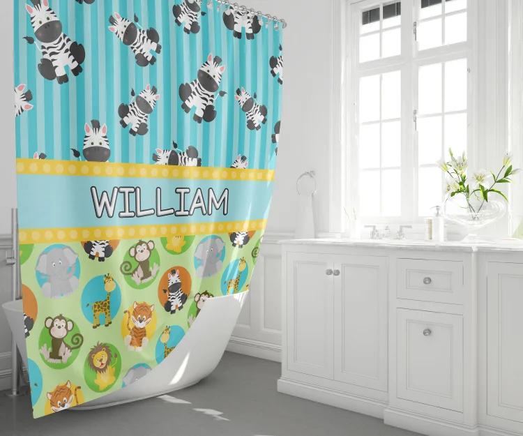 Personal Kids Boho Rainbow  Shower Curtain|C32