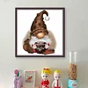 (Stamped/Counted) Coffee Gnome - 11CT Cross Stitch 40*40cm/15.75*15.75in