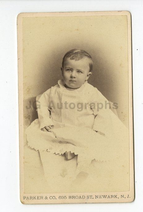 19th Century Children - 19th Century Carte-de-visite Photo Poster paintinggraph - Newark, NJ