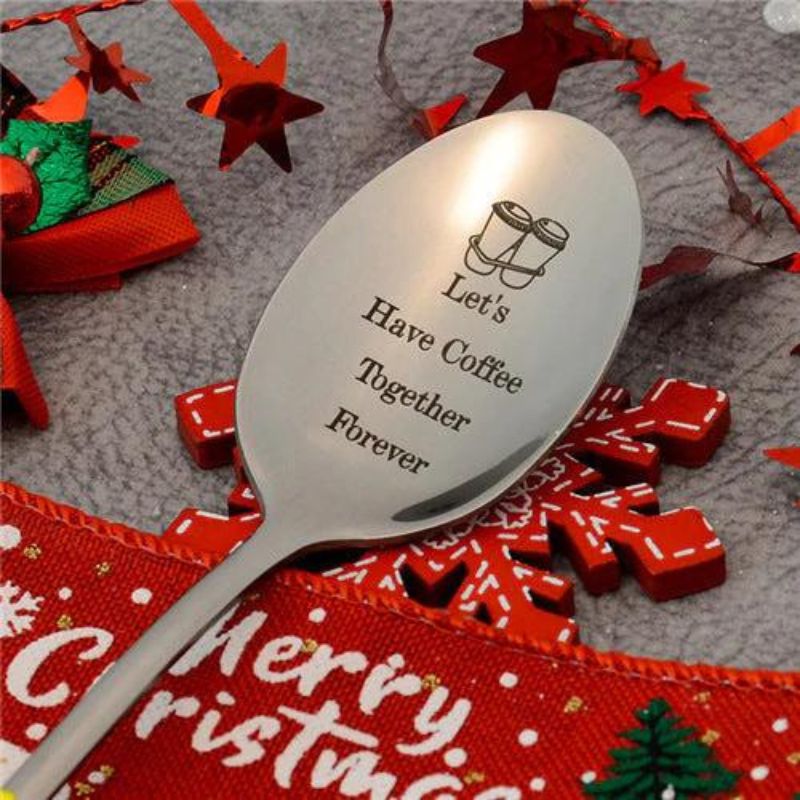 Unique Gift Cute Spoon - Let's Have Coffee Together Forever