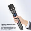 2.4G Wireless Microphone Rechargeable Live Streaming Microphone LED Display Professional Handheld Mic for Singing Karaoke Wedding DJ Party